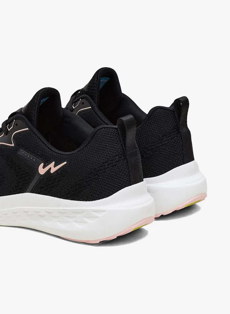 CAMPUS Blk/Peach Women’s Low Top Sneakers – Cool Urban Design with Memory Foam for All-Day Comfort for Women | Best Price UAE